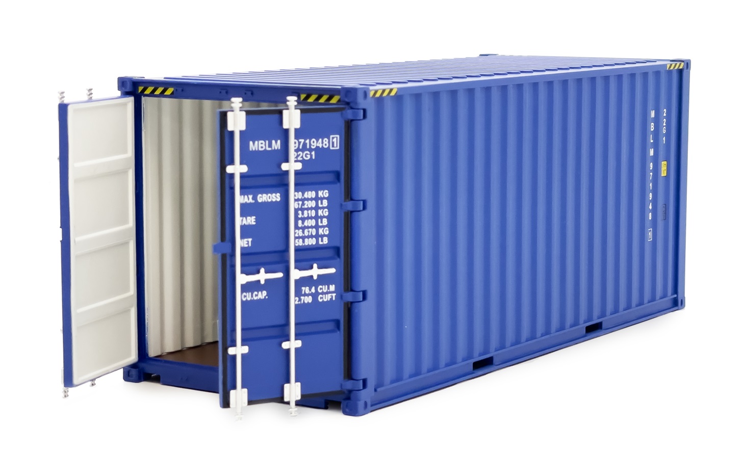 20ft Zeevracht Container Blauw - 1:32